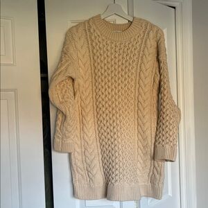 English Factory fisherman sweater dress